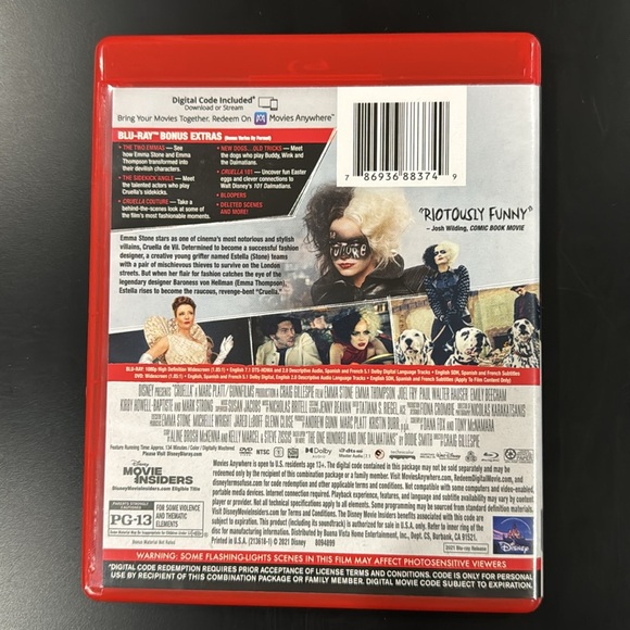 Cruella - Blu-ray & DVD Combo Set - Picture 2 of 5